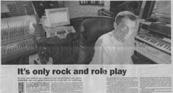 Thumbnail of a press cutting about Mike Oldfield